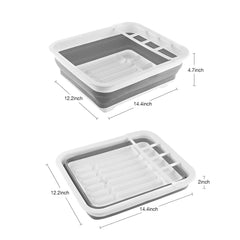 THANSTAR rack holding plates and glasses in use demonstrating organized quick-drying benefit