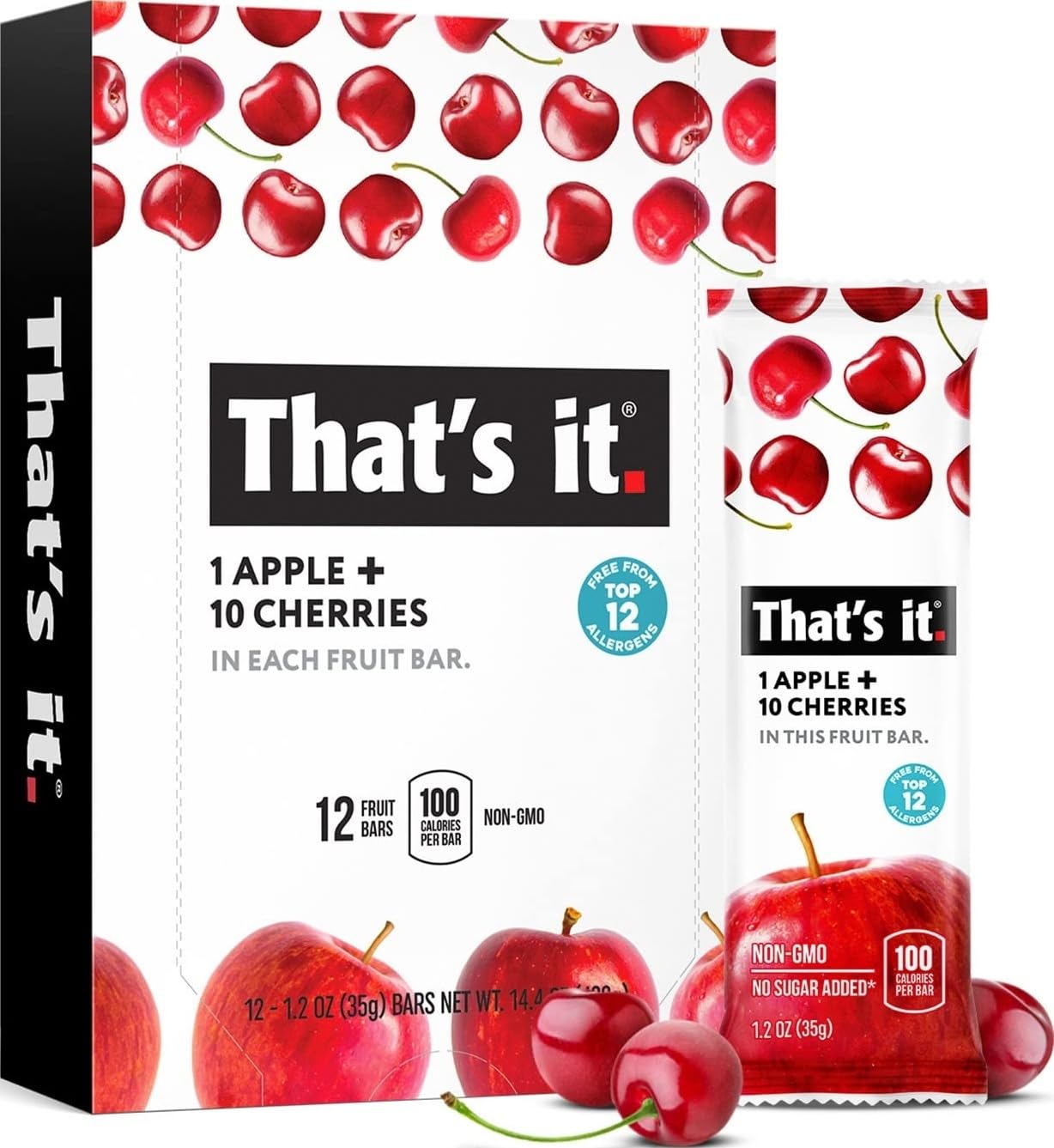 That’s it. front packaging showing 12-pack and label benefits