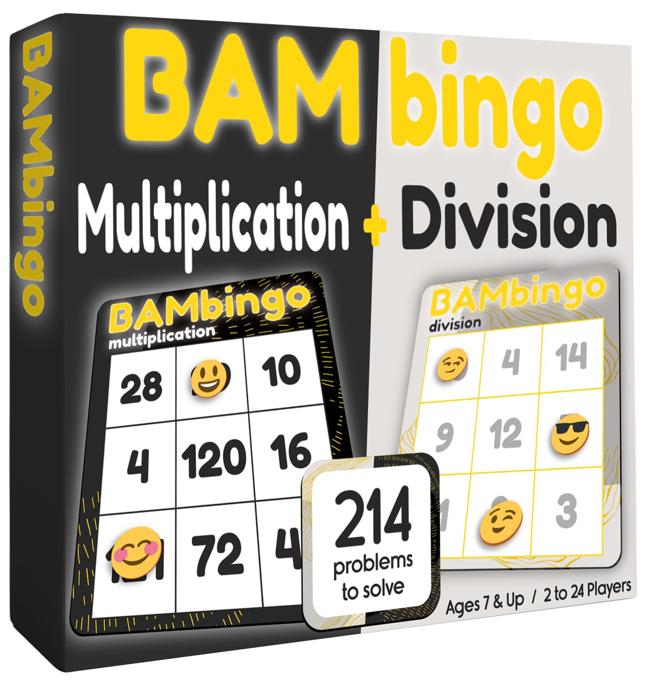 THE BAMBINO TREE front packaging showing BAMBingo game, clear learning benefit