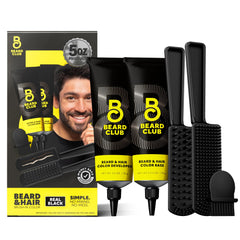 The Beard Club front packaging showing Real Black kit and benefits