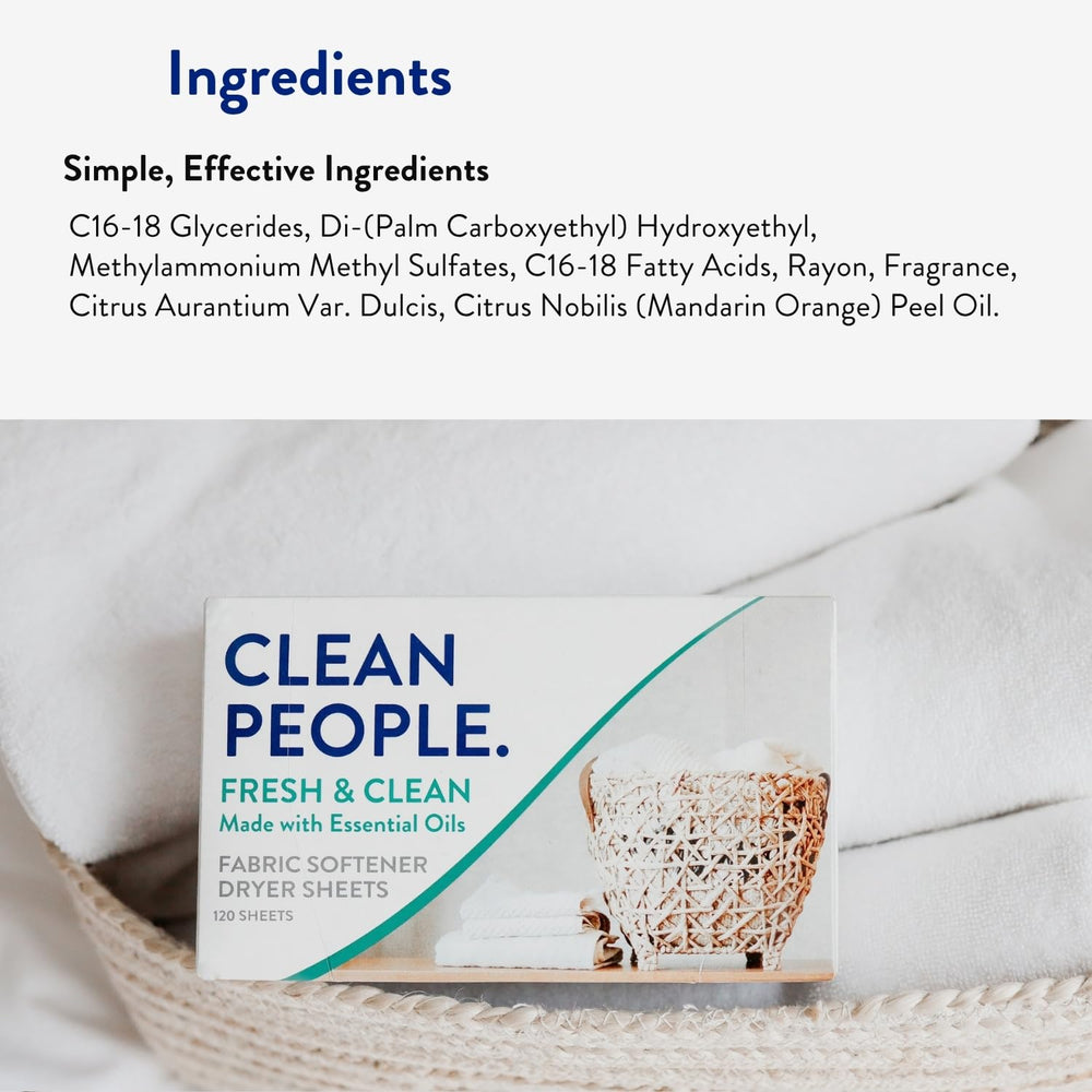 THE CLEAN PEOPLE essential oils bottle representing natural fresh scent