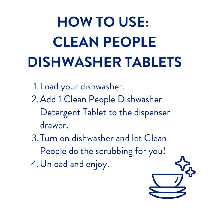 THE CLEAN PEOPLE tablet held in hand for size comparison and easy portioning