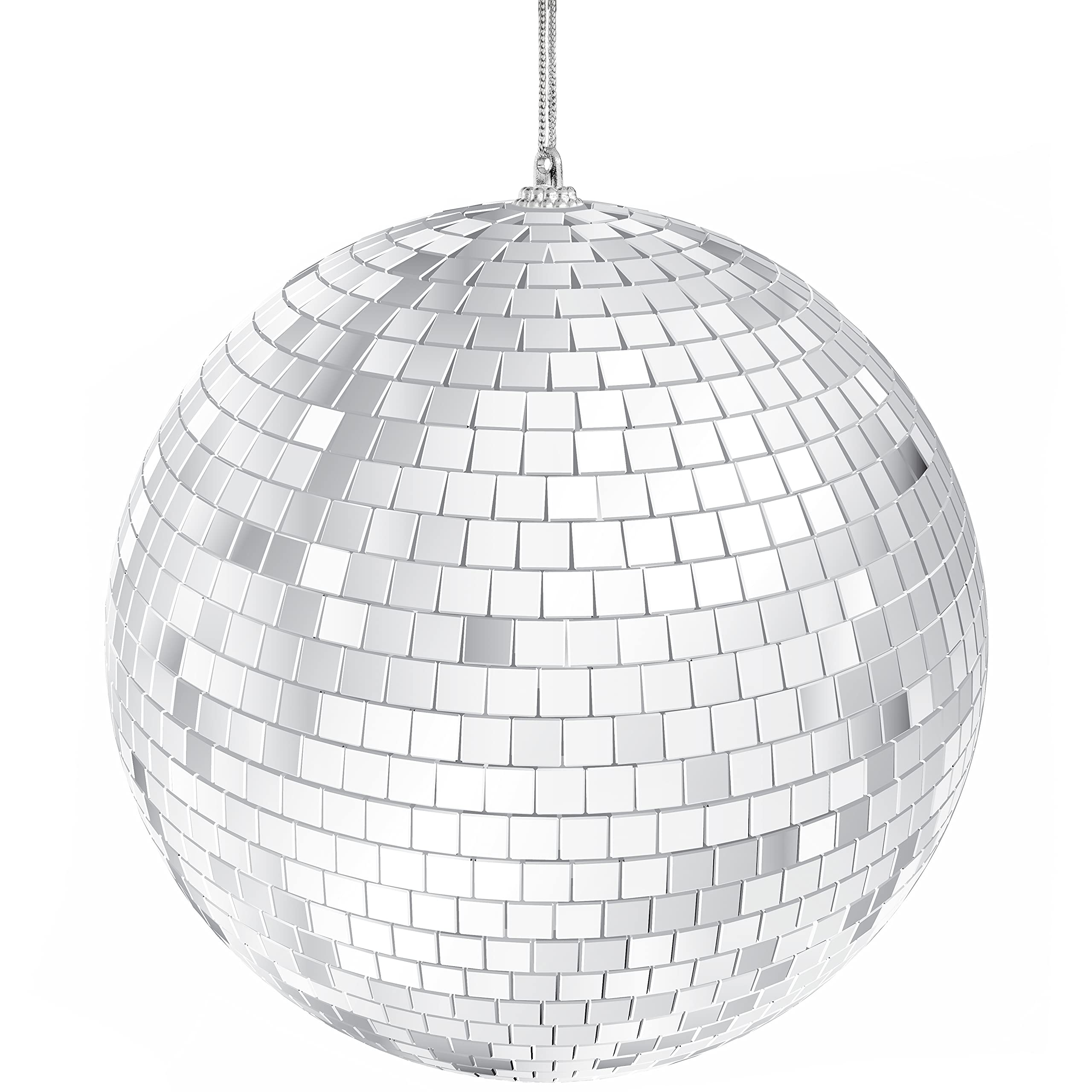 The Dreidel Company party lights hitting disco ball to produce moving highlights