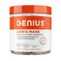 The Genius Brand front packaging showing clean label and organic claim for clarity