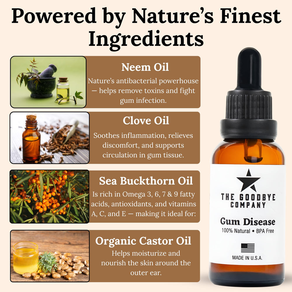 Close-up of neem and clove oil texture from The Goodbye Company highlighting purity