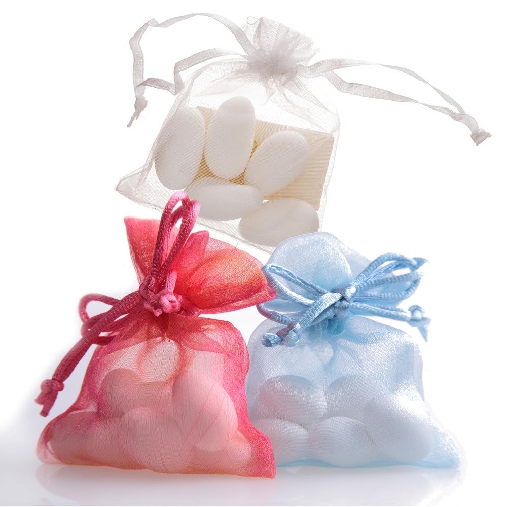 THE HAMPTON CANDY COMPANY almond cut open, reveals crunchy almond center and sweet shell