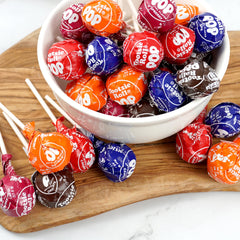 The Hampton Popcorn Company assorted flavor display highlighting colorful shells and variety benefit