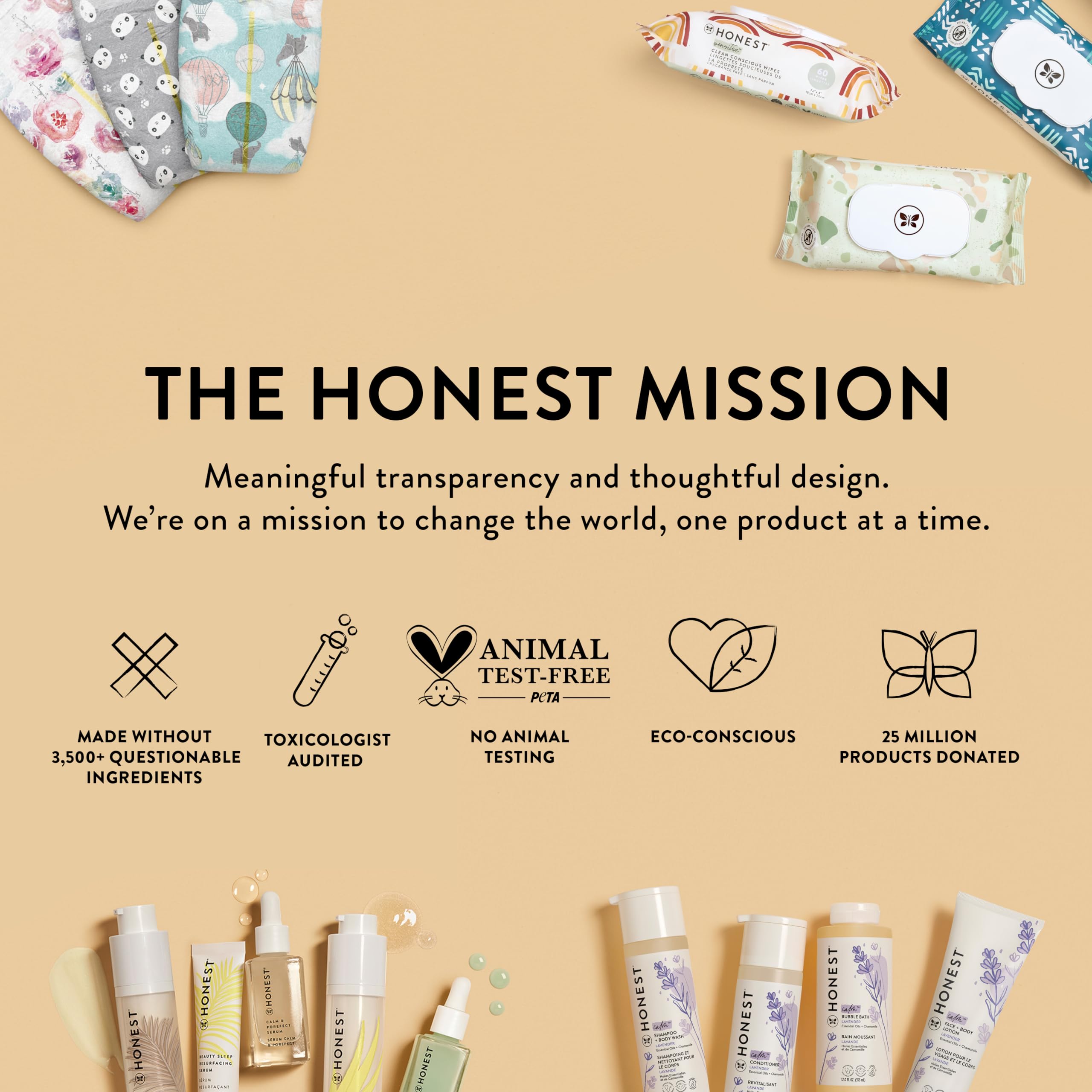 The Honest Company New Mama set styled in a nursery to inspire gift giving