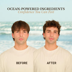 The Merman open jar revealing creamy clay consistency for effortless application