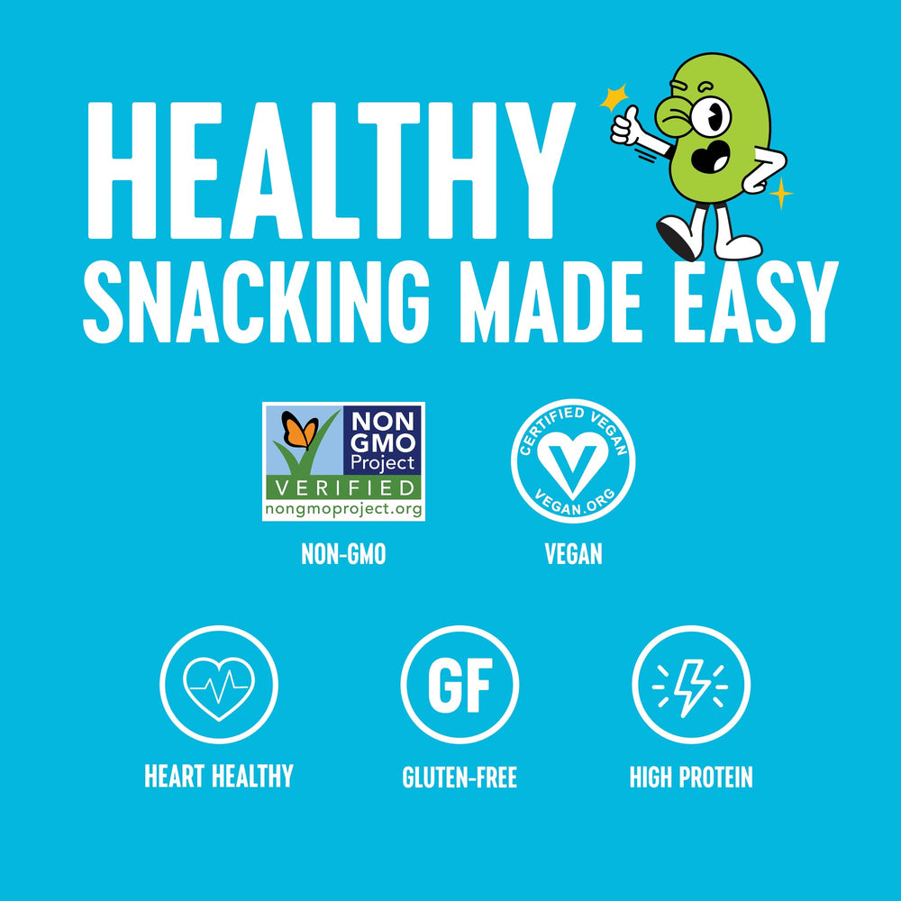 The Only Bean single pack inside lunchbox for portable, portioned snack
