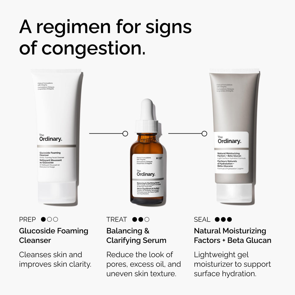 The Ordinary application on skin showing coverage and matte finish benefit