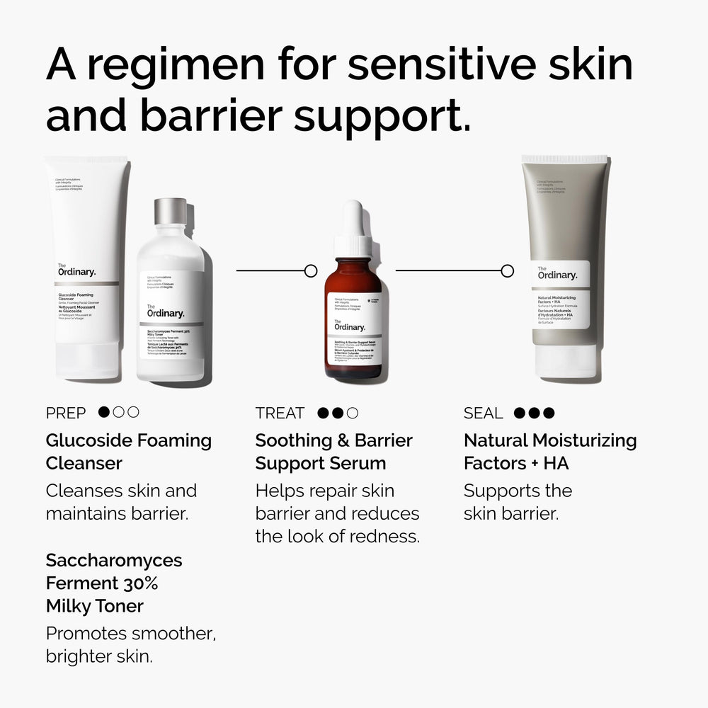 The Ordinary being applied to hand to demonstrate quick absorption and soothing