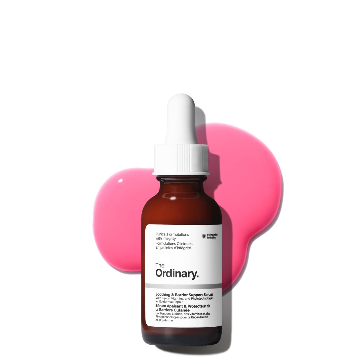 The Ordinary front bottle showing product and clear labeling for calming benefits