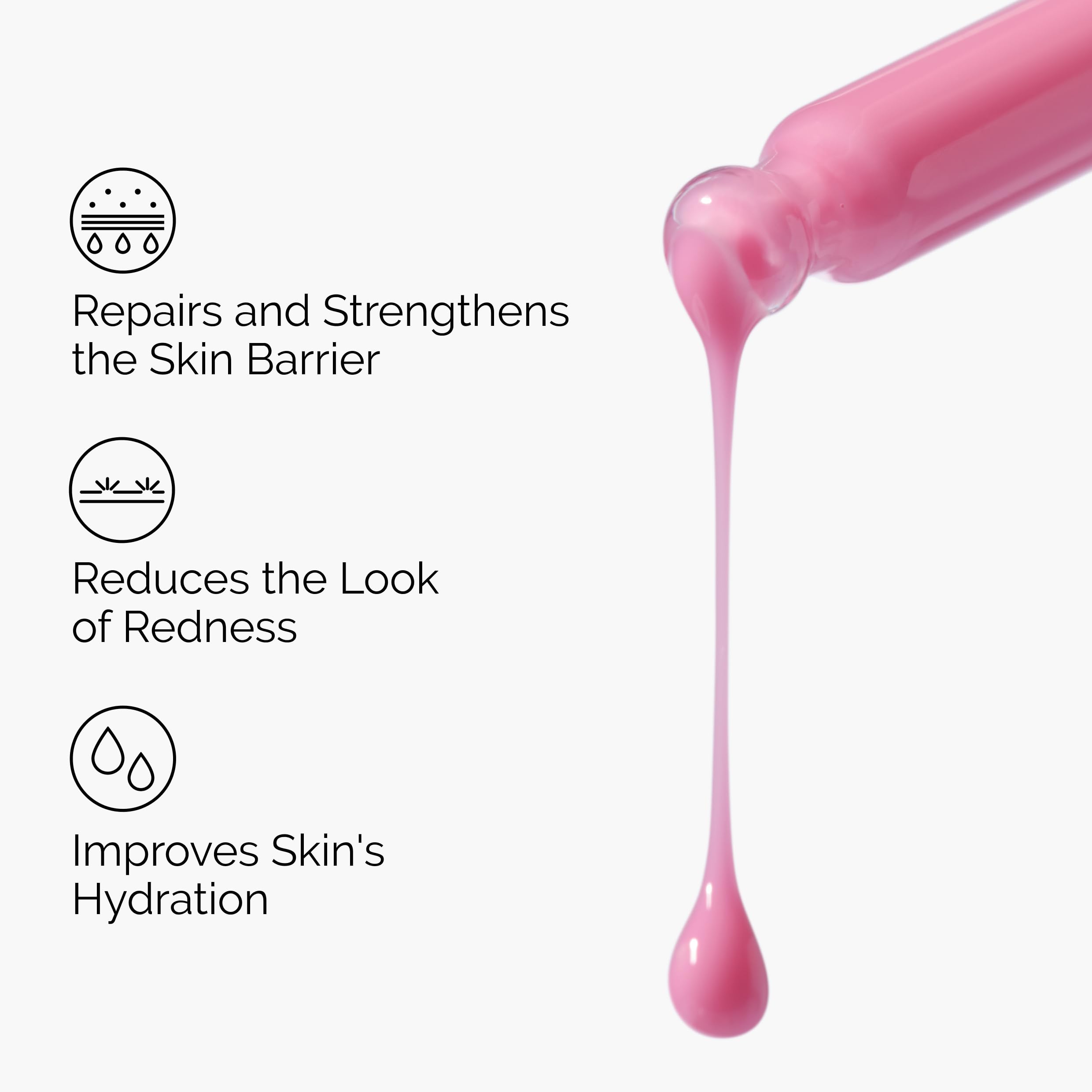 The Ordinary close-up of serum texture showing lightweight hydrating consistency