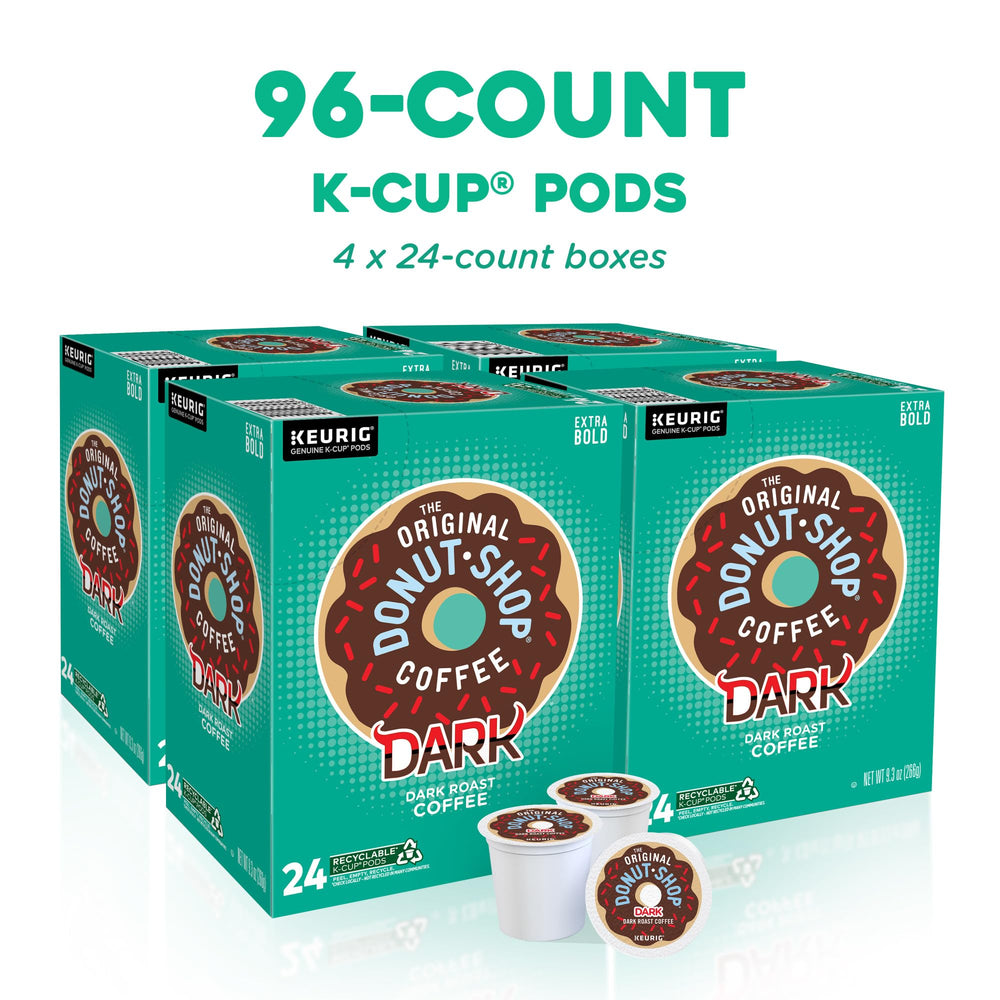 Close-up of a The Original Donut Shop K-Cup pod highlighting fresh sealed coffee freshness