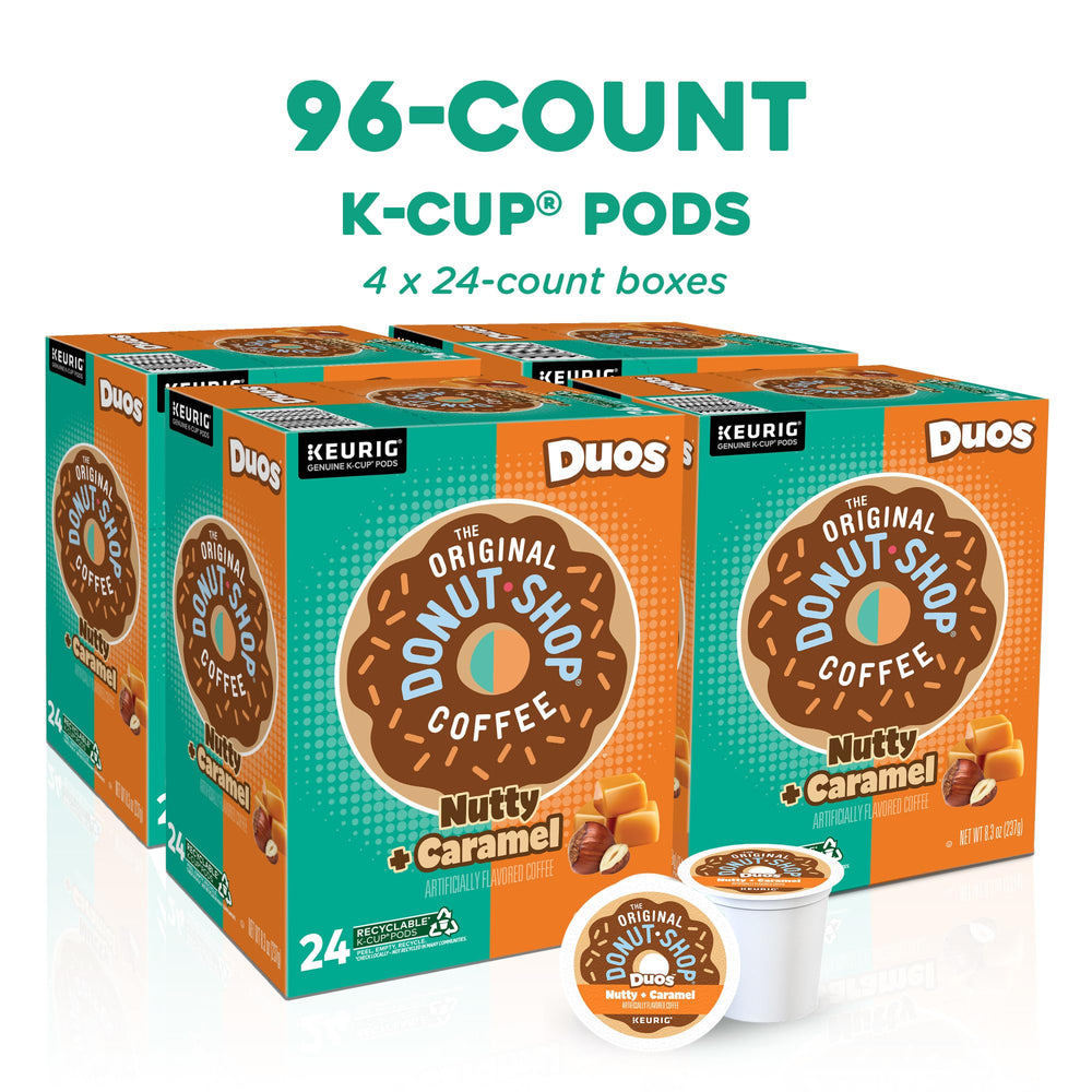 Close-up of a single K-Cup pod from The Original Donut Shop highlighting easy brewing