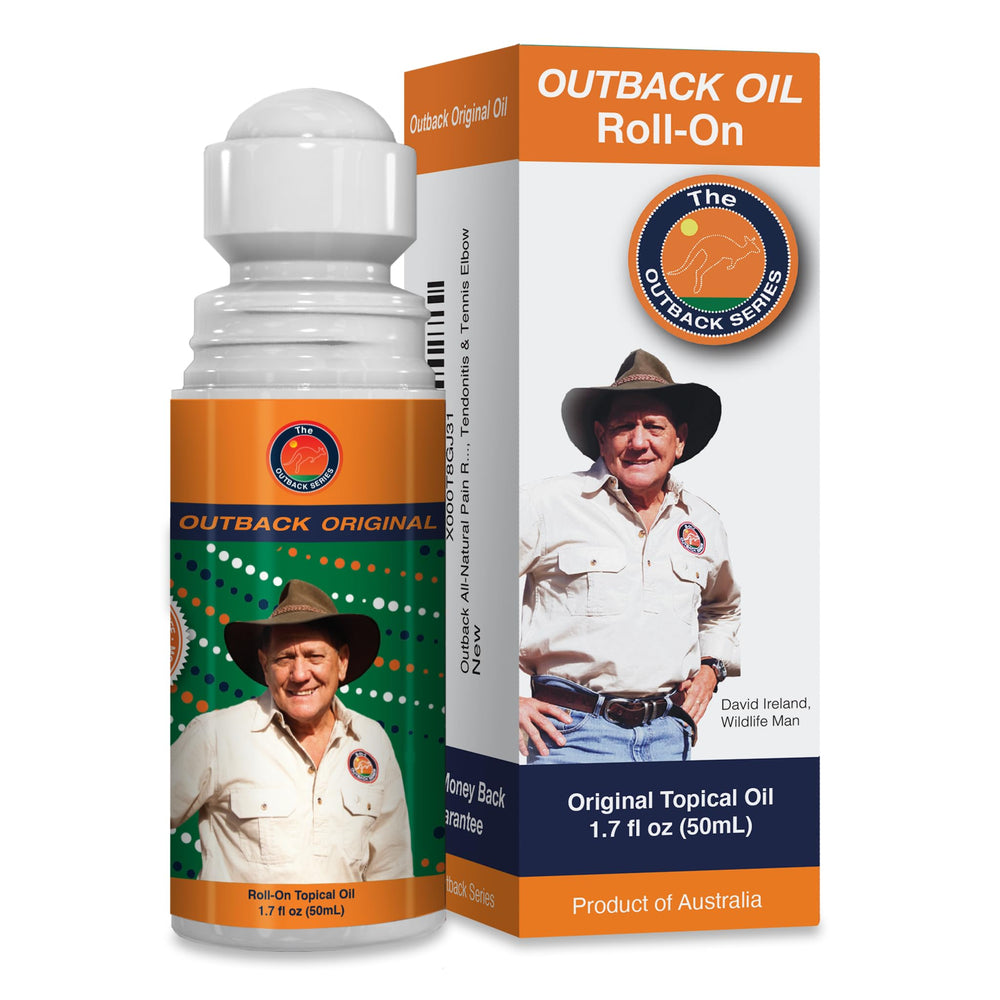 The Outback Series front bottle showing compact roll-on for easy carrying