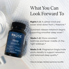 Closeup of capsules from The 'Pause Life highlighting smooth texture