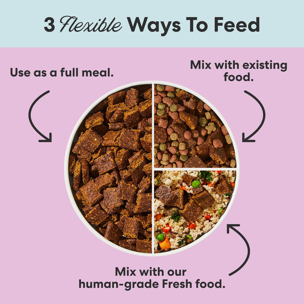 The Pets Table nutrition label and ingredients list highlighting transparency