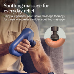 TheraGun Relief three attachments closeup for targeted muscle relief