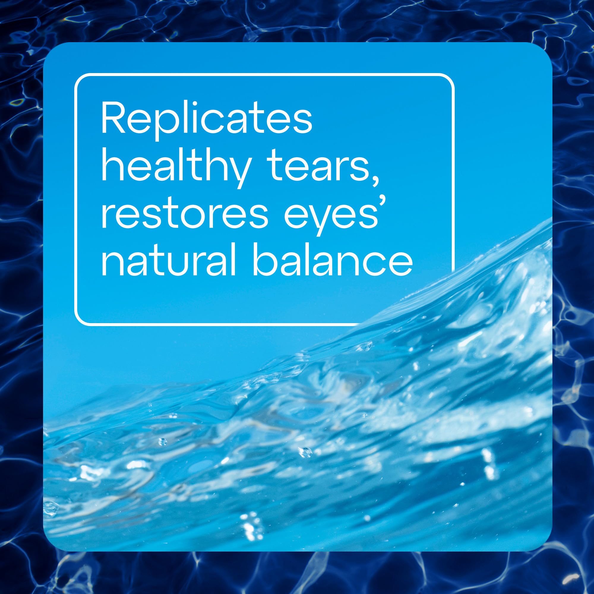 TheraTears label showing OxyLytes ingredients for tear-like electrolyte balance benefit