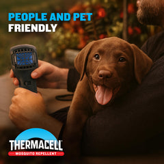 Thermacell mounted on hunting gear demonstrating scent-free stealth