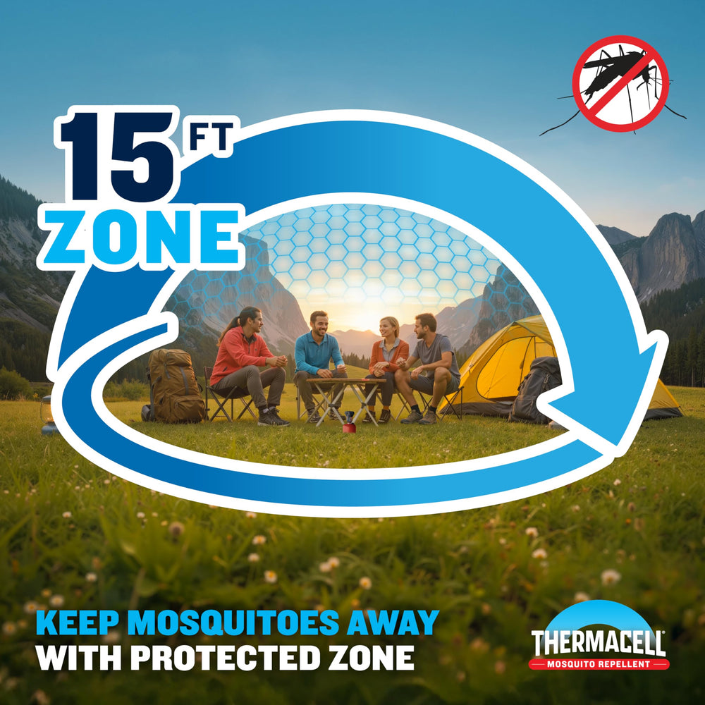 Thermacell twelve 4-hour mats displayed to show 48 hours total protection