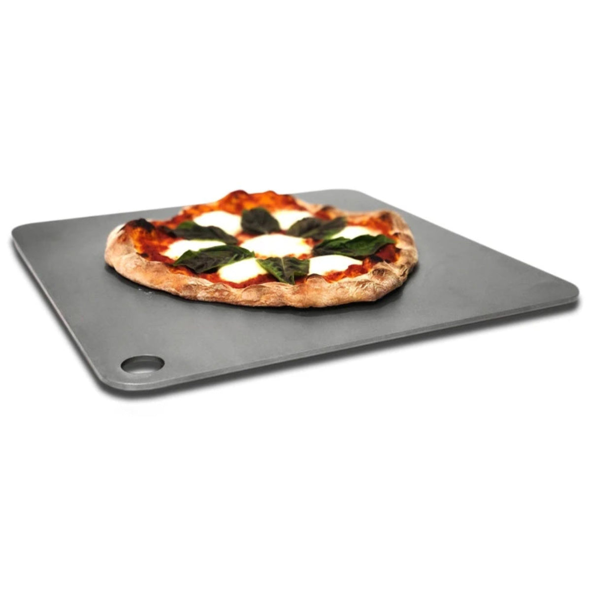 THERMICHEF front view of 16x16 steel showing clean square surface for fast heat