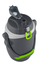 THERMOS half-gallon capacity comparison demonstrating fewer refills advantage