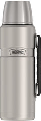 THERMOS front view matte stainless showing durable build and large capacity