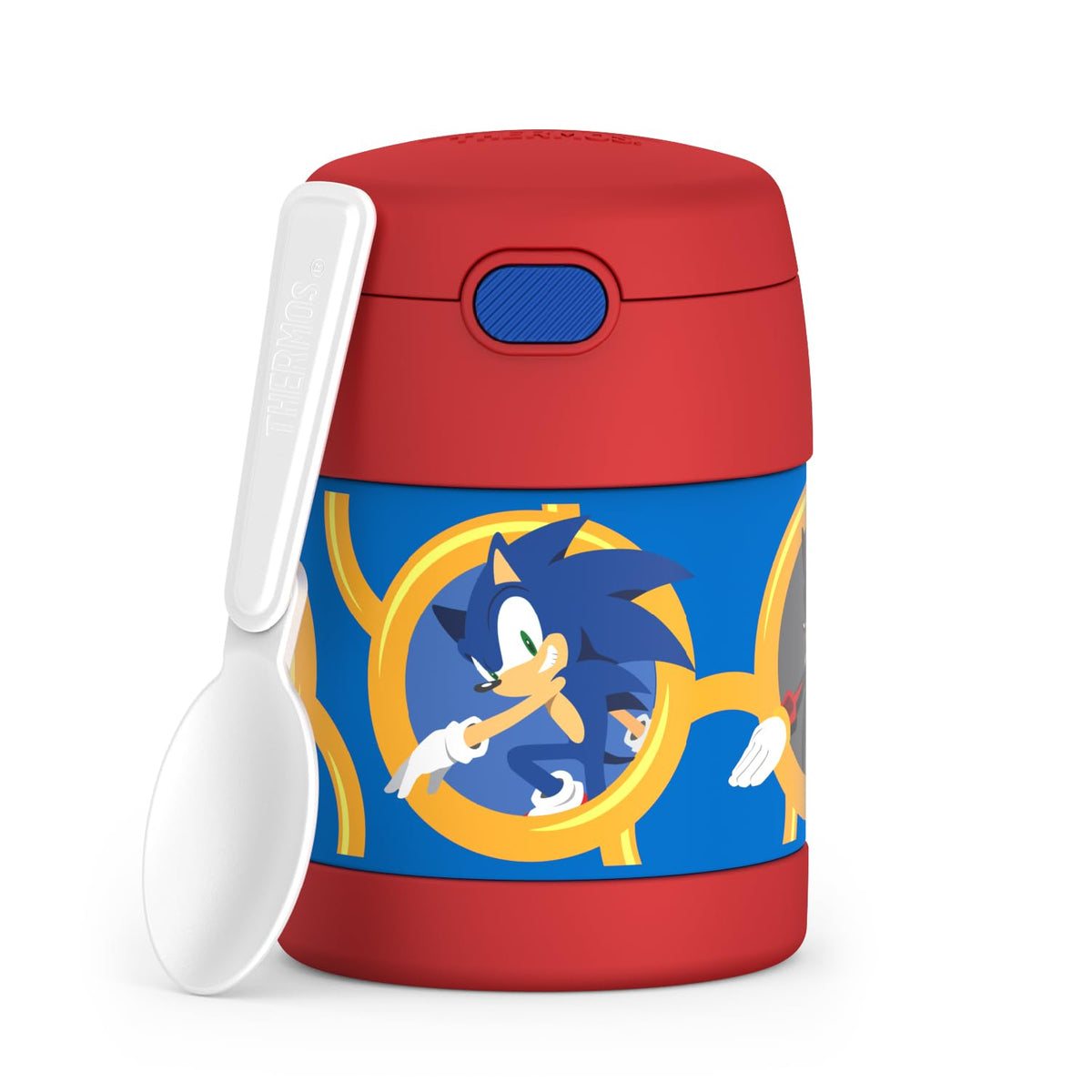THERMOS FUNTAINER front packaging showing Sonic design and compact benefit