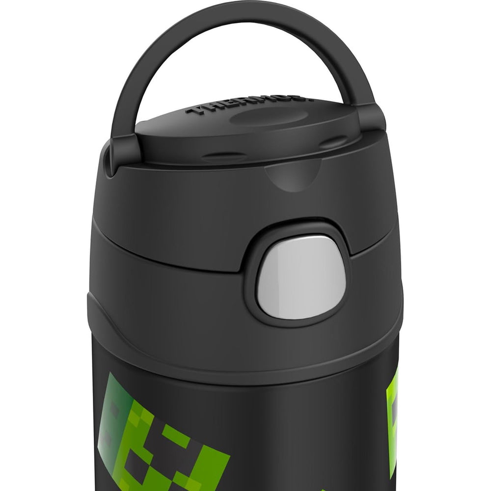 THERMOS FUNTAINER inside backpack pocket demonstrating fit and portability benefit