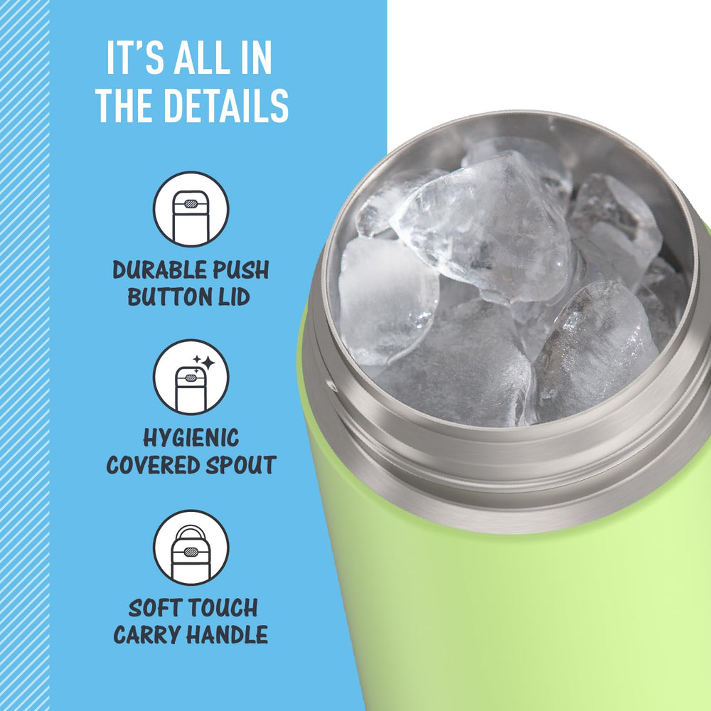 THERMOS FUNTAINER sweat-proof exterior preventing condensation benefit