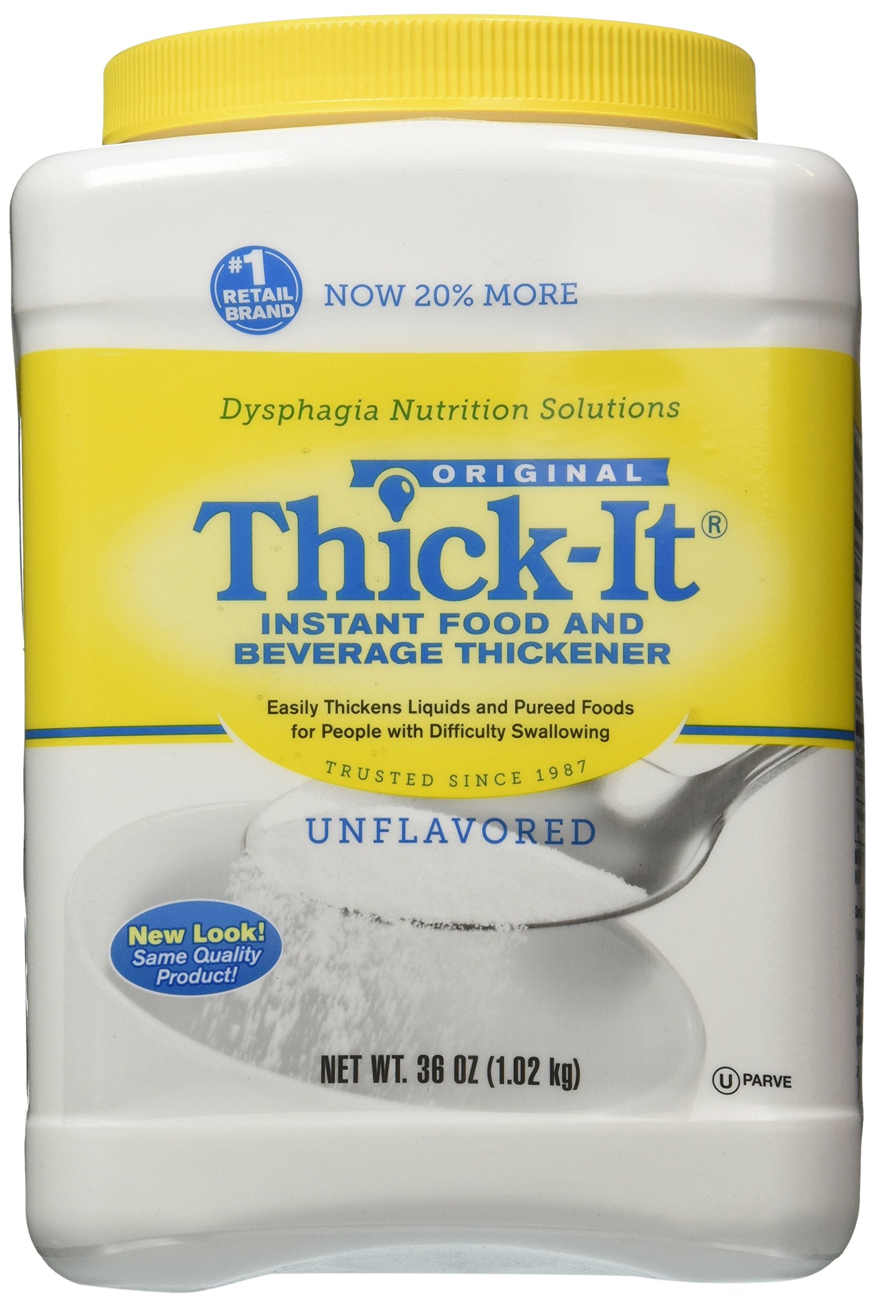 Bowl of soup thickened with Thick-It showing safer swallowing benefit
