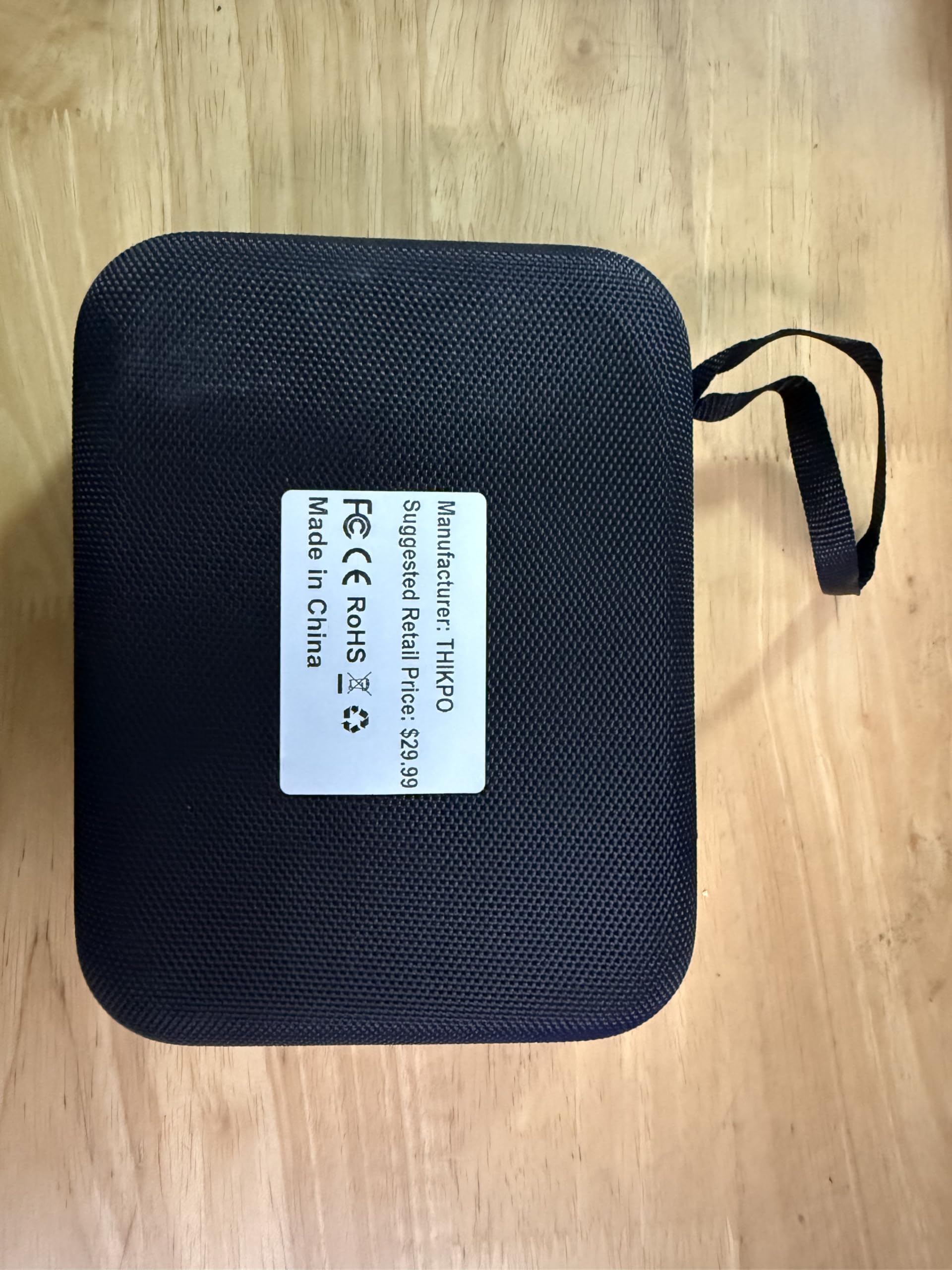 THIKPO carrying case and accessories organized for convenient transport