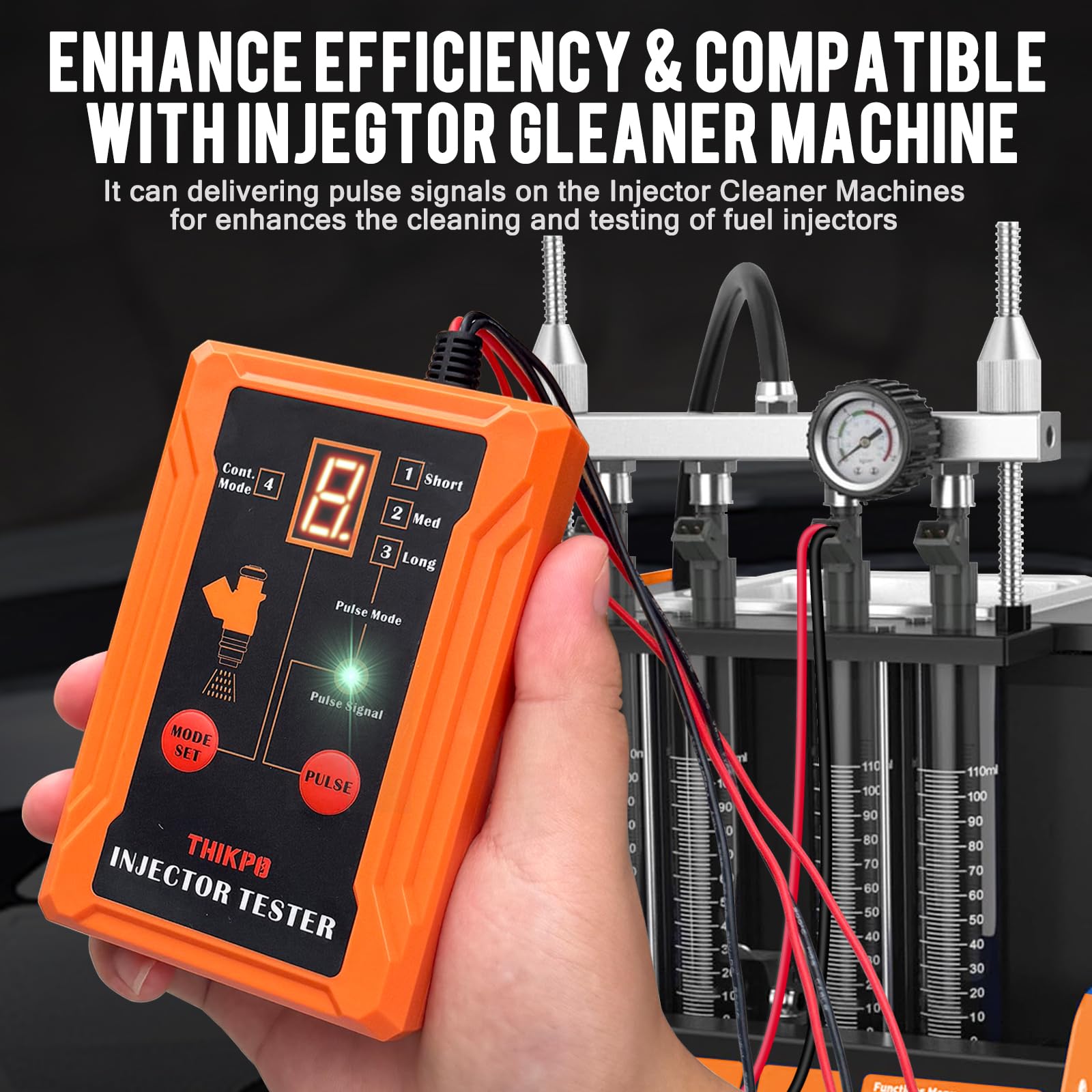 THIKPO display showing pulse modes for accurate diagnostic control