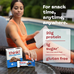 thinkThin bar held in hand to show actual size and grab-and-go convenience