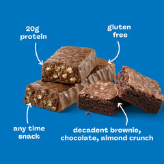 thinkThin close-up of almond pieces and chocolate texture for satisfying crunch