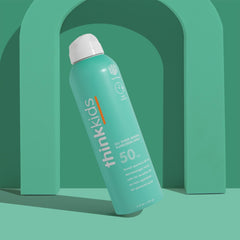 THINK thinkkids spray nozzle close-up demonstrating easy, non-greasy texture