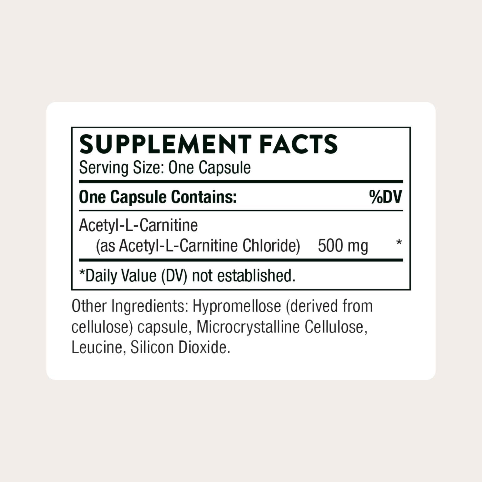 THORNE close-up of capsules illustrating easy swallowing and purity