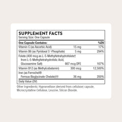 THORNE closeup of capsule texture highlighting easy-to-swallow finish