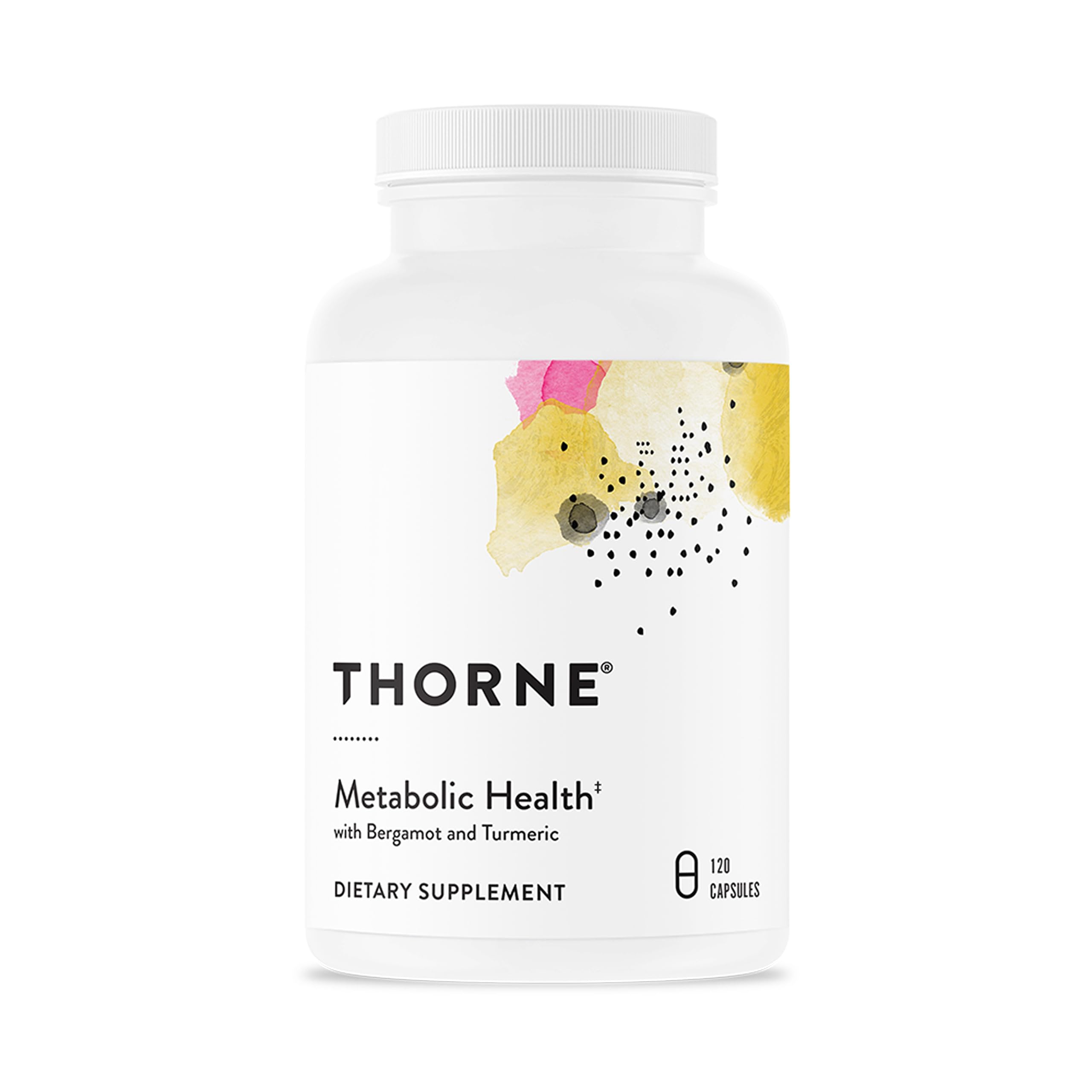 THORNE front packaging showing bergamot and curcumin benefits