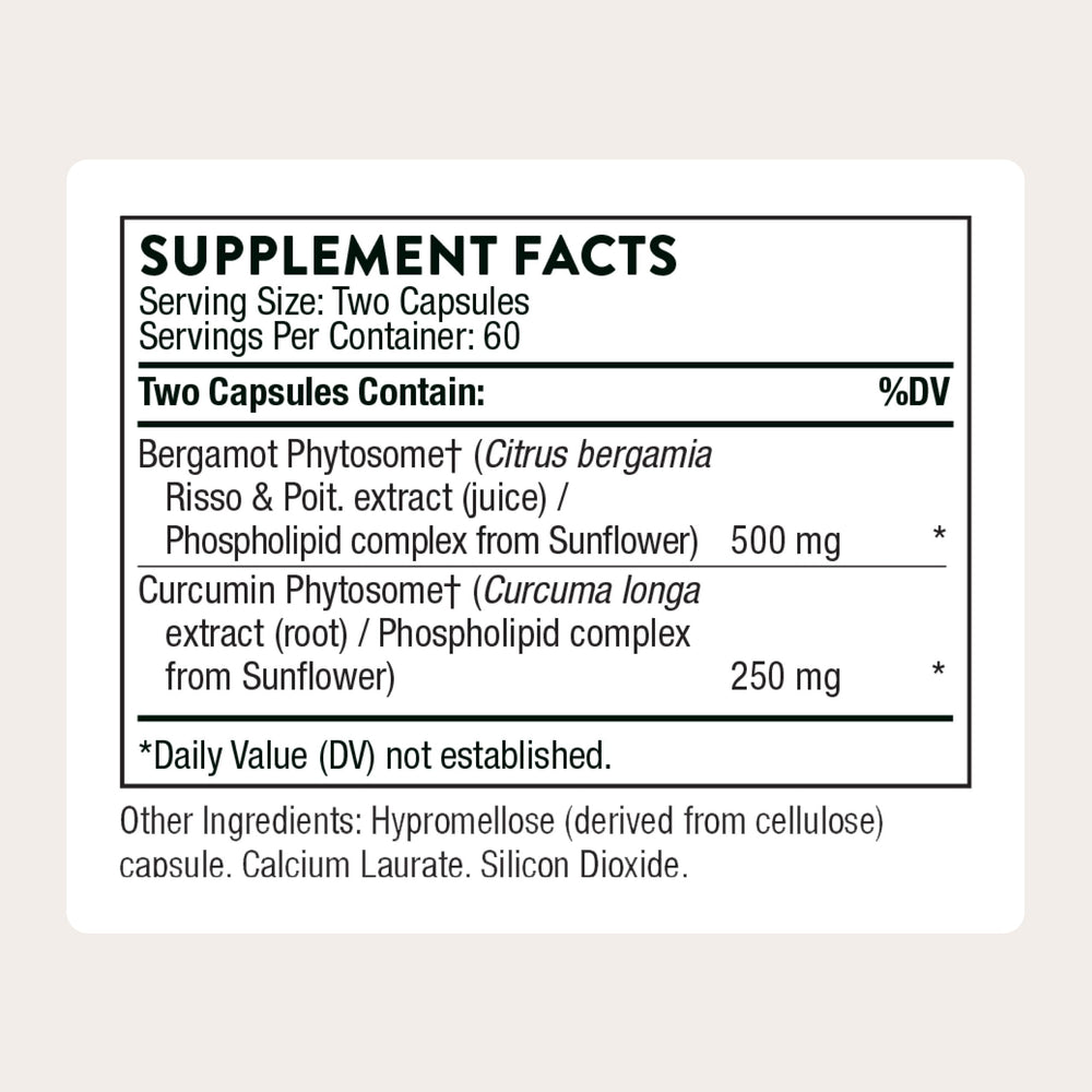 THORNE close-up capsules demonstrating easy daily use and absorption