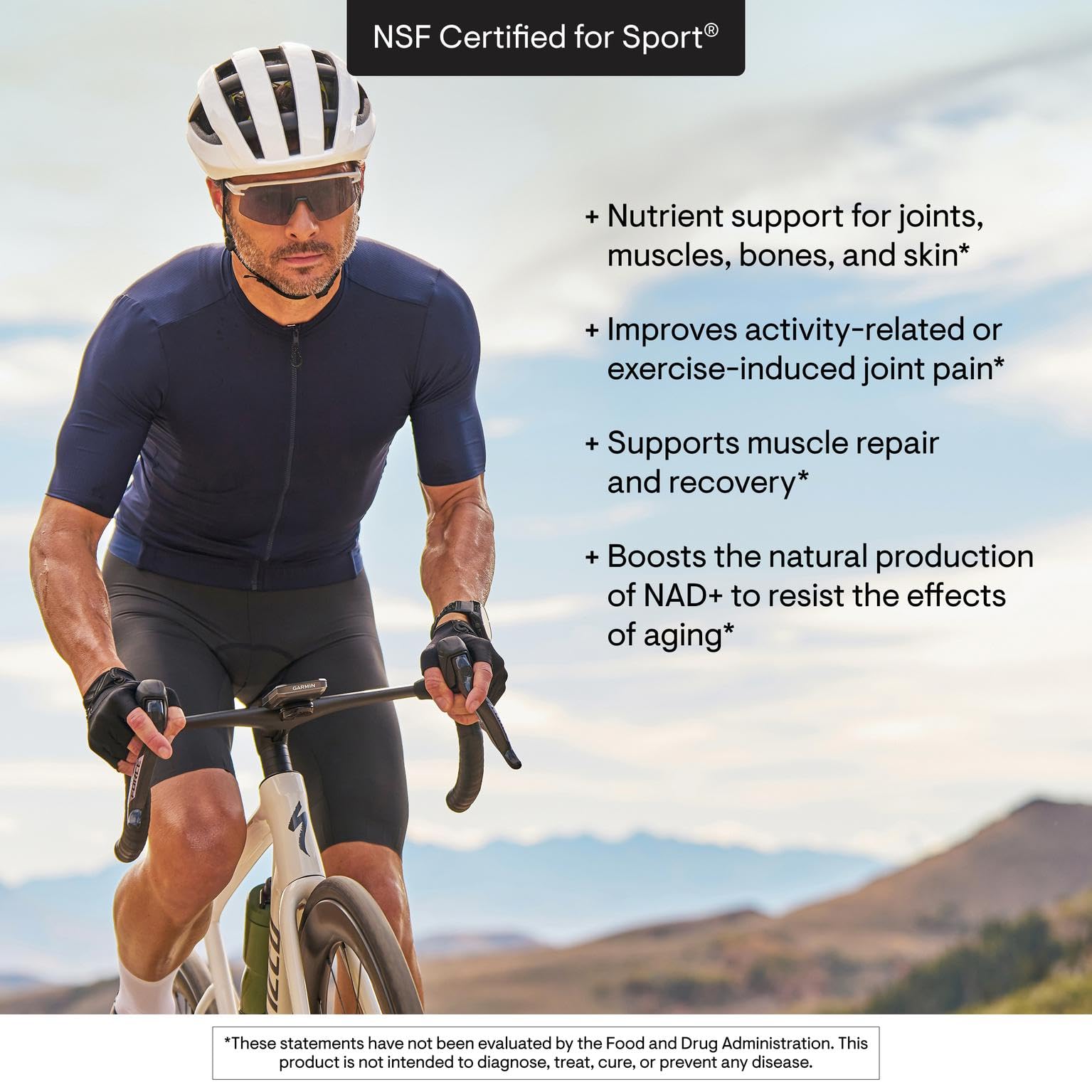 THORNE NSF Certified for Sport label closeup confirming tested safety benefit