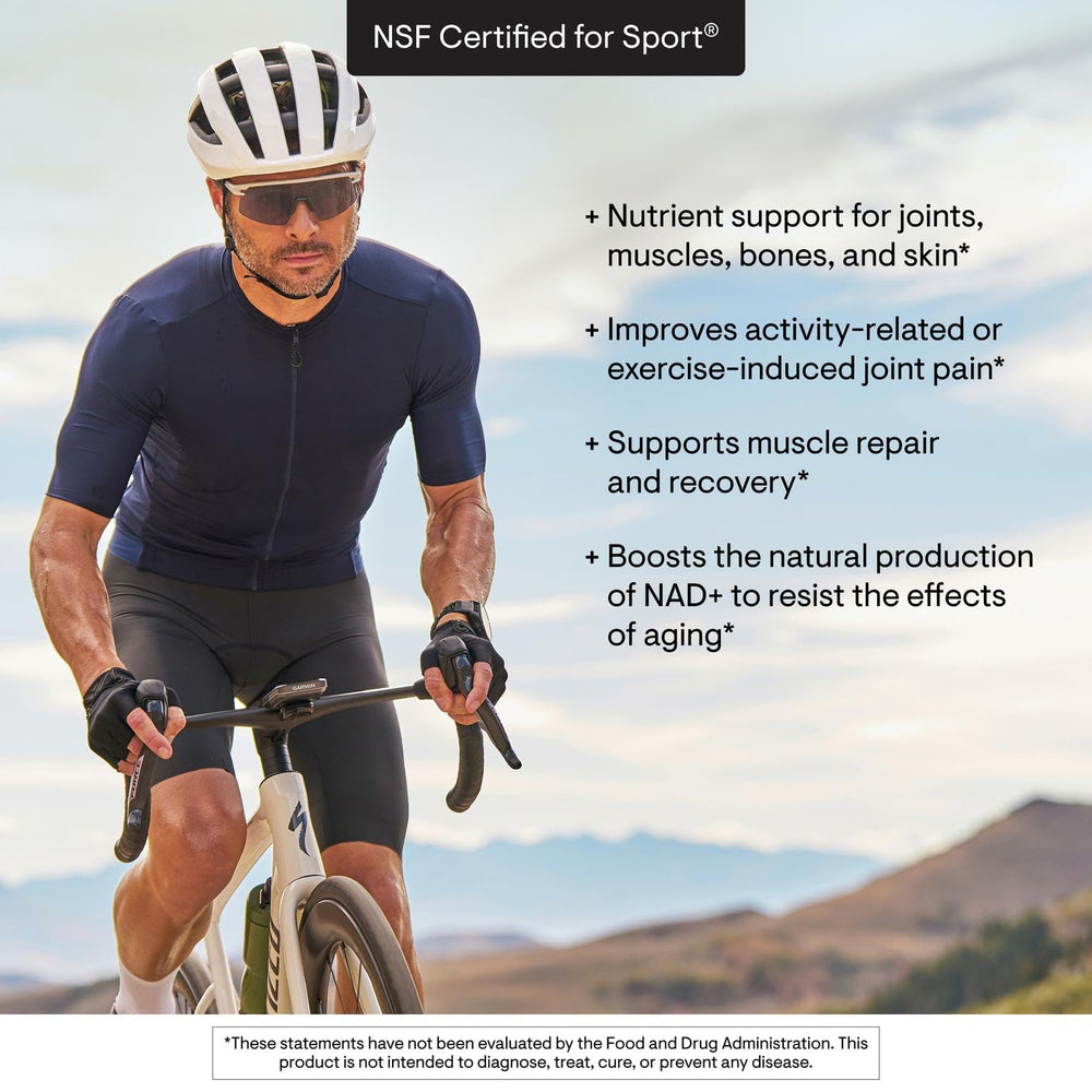 THORNE NSF Certified for Sport label closeup confirming tested safety benefit