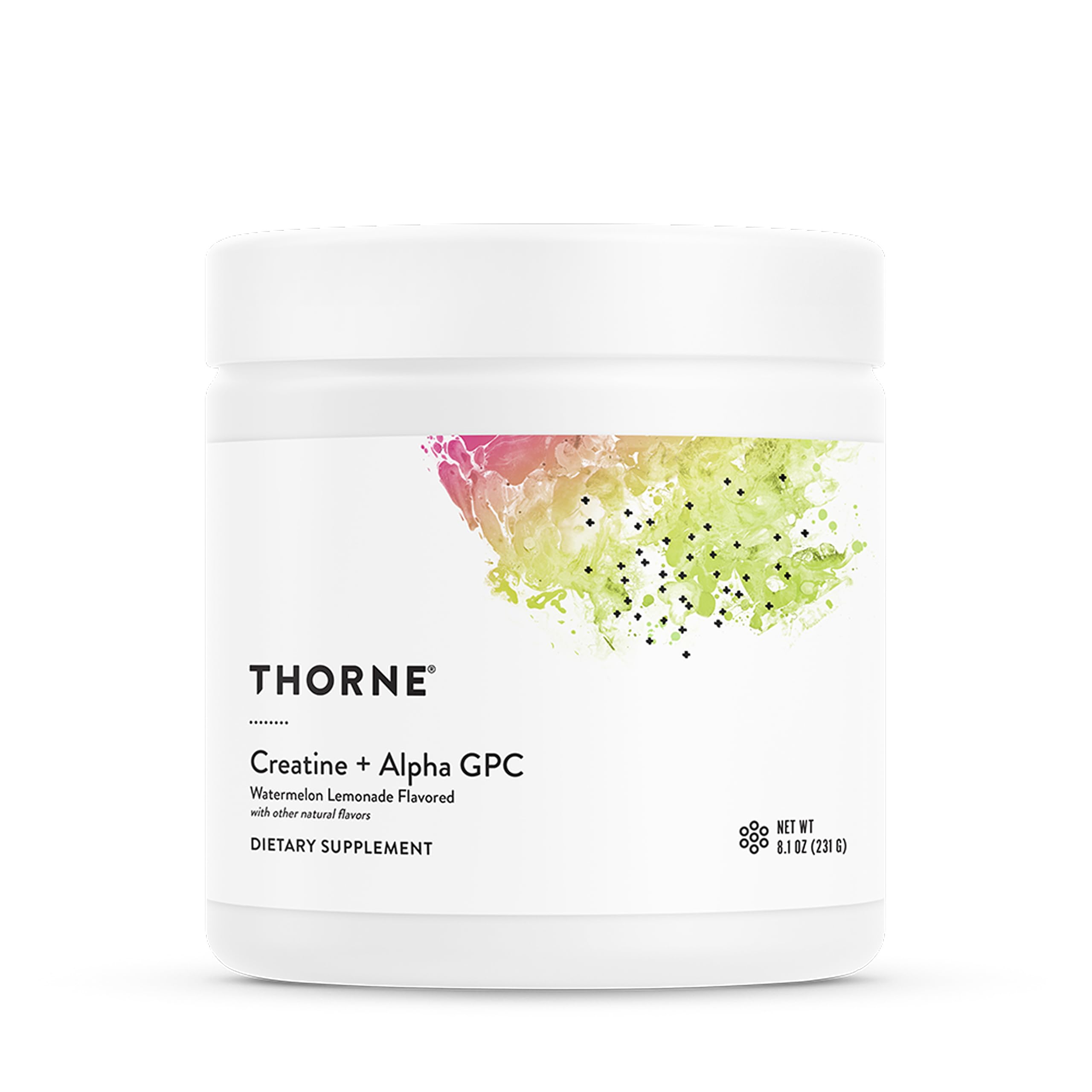 THORNE front container view showing product and clean labeling benefit clarity