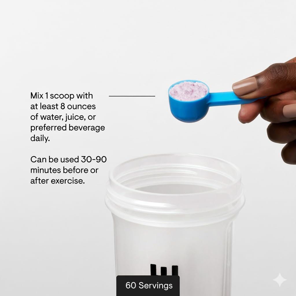 THORNE size comparison on scale illustrating 60 servings per container benefit