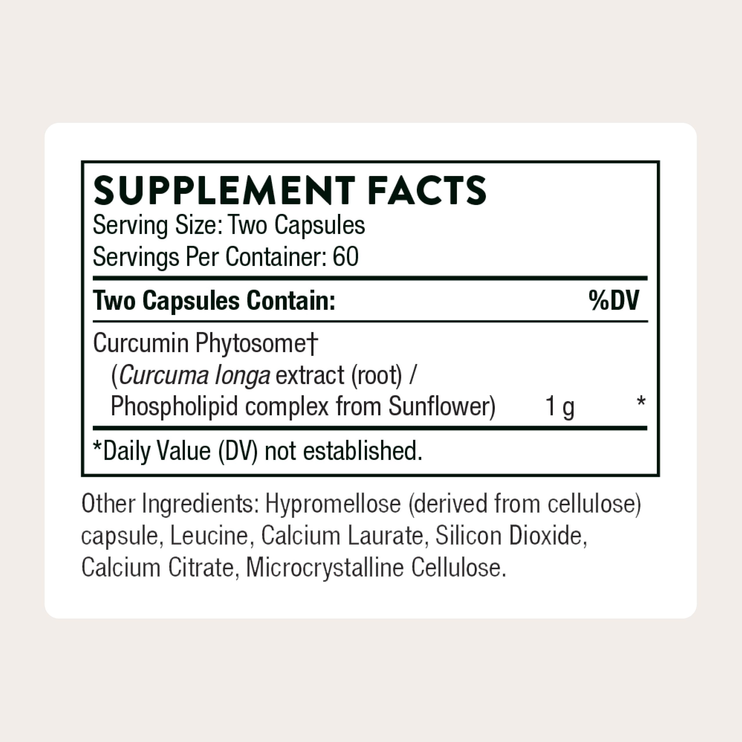 THORNE close-up of a single capsule highlighting smooth surface and ease of use