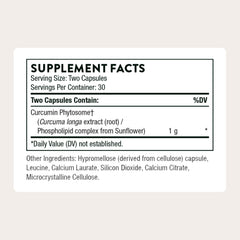 THORNE single curcumin capsule close-up highlighting smooth texture and potency