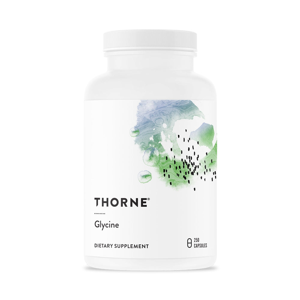 THORNE front bottle showing 250 capsules and clear branding for reliable supplementation